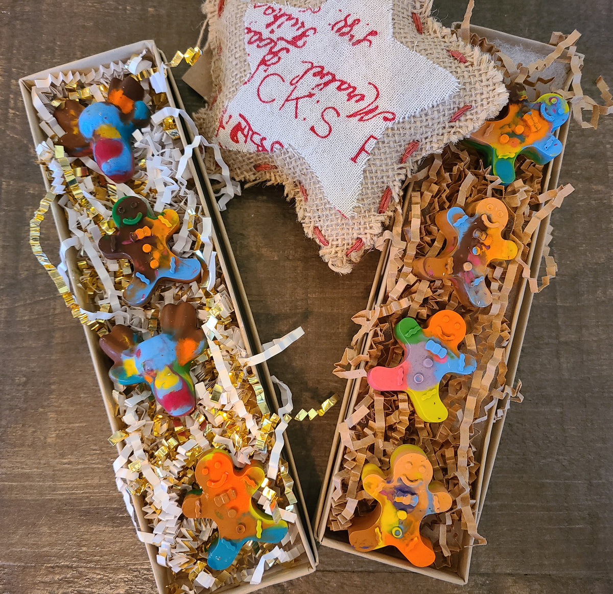 Say It With Crayons Vintage Rustic Decor