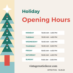 Holiday Store Hours