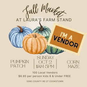 Fall Market @ Laura's Farm Stand - Sunday, October 2nd