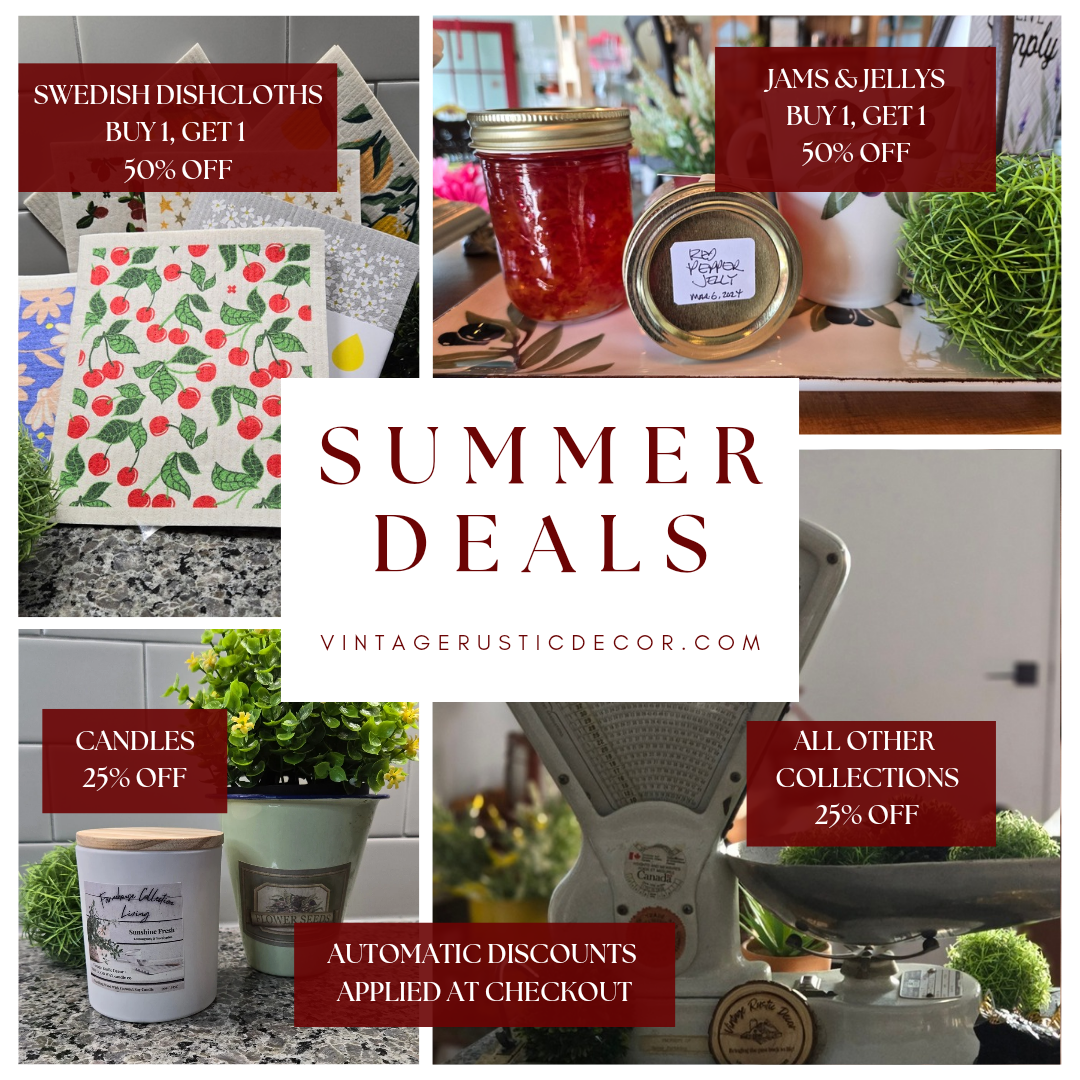 SUMMER SALE on NOW – Vintage Rustic Decor