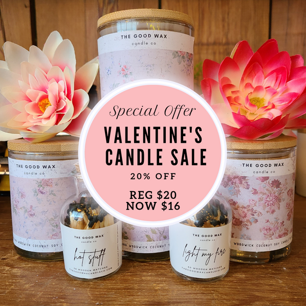 ON SALE NOW - Valentine's Collection by THE GOOD WAX candle co
