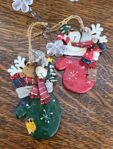 Clay Mitten Ornaments