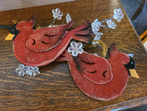 Wooden Cardinal Hangers