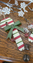 Metal Candy Cane Jingle Bell Hangers
