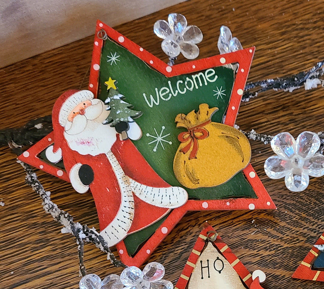 Wooden Star Ornaments