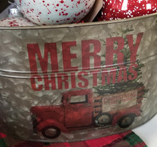 Merry Christmas Bucket with Handle