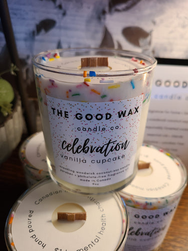 Celebration Wood Wick by The Good Wax Candle Co