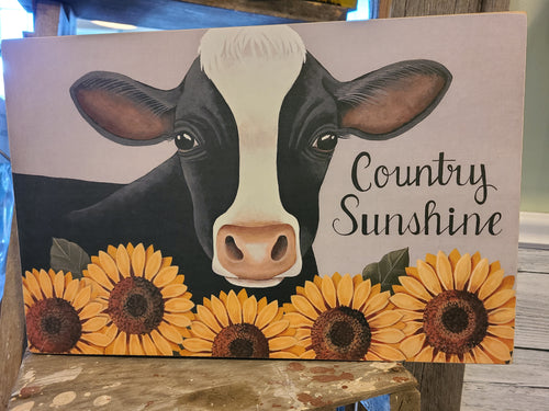 Cows & Sunflowers Country Sunshine