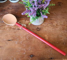 Colourful Wooden Spoons - Long Handled Round