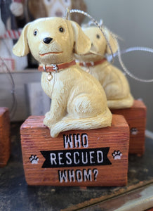 Who Rescued Whom Ornaments